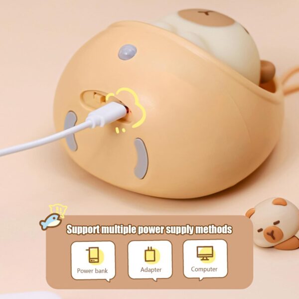 Lampe Capybara détection automatique éclairage décoratif-8