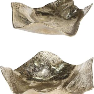 Bol doré aluminium nickelé CASABLANCA décoration maison 40-0