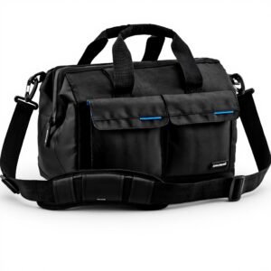 Housse appareil photo Cullmann étanche noir bleu reflex