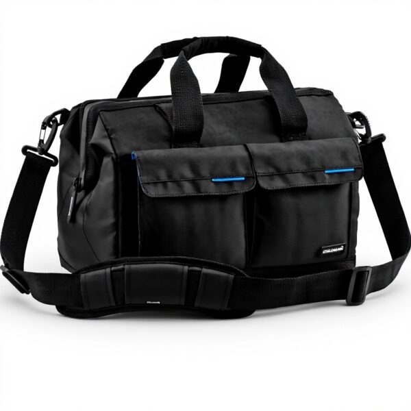 Housse appareil photo Cullmann étanche noir bleu reflex