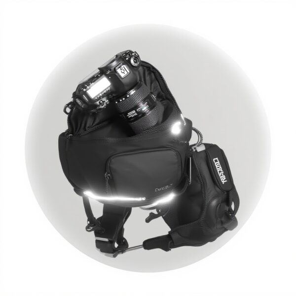 Sac pour Appareil Photo DSLR Cwatcun imperméable bandoulière