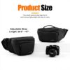 Sac pour Appareil Photo DSLR Cwatcun imperméable bandoulière