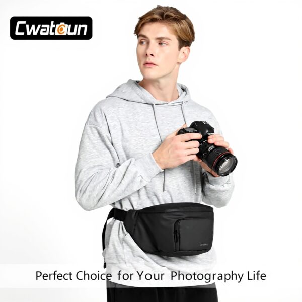 Sac pour Appareil Photo DSLR Cwatcun imperméable bandoulière