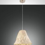 Suspension FABAS LUCE Structure Crumple métal céramique kaki-0