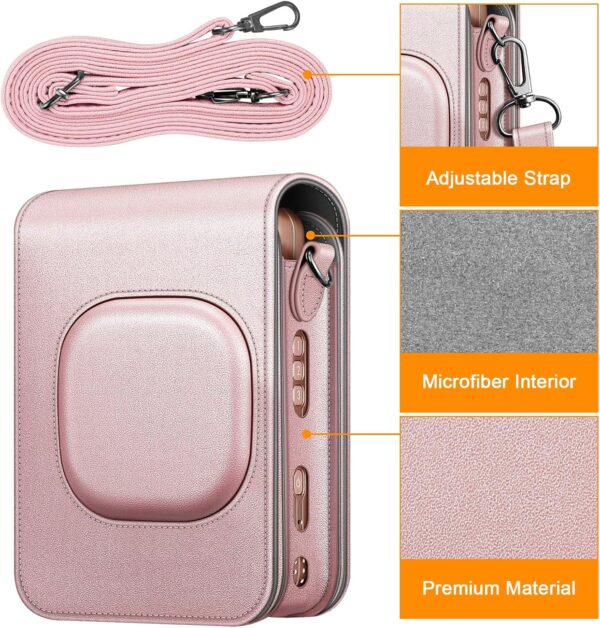 Housse Fujifilm Instax Mini LiPlay FINTIE Cuir Bandoulière-1