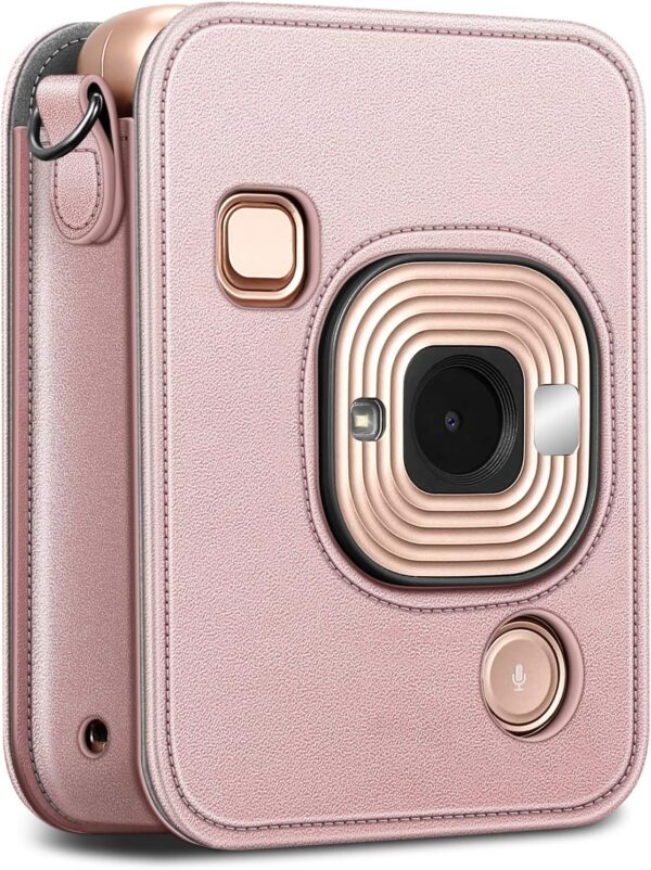 Housse Fujifilm Instax Mini LiPlay FINTIE Cuir Bandoulière-6