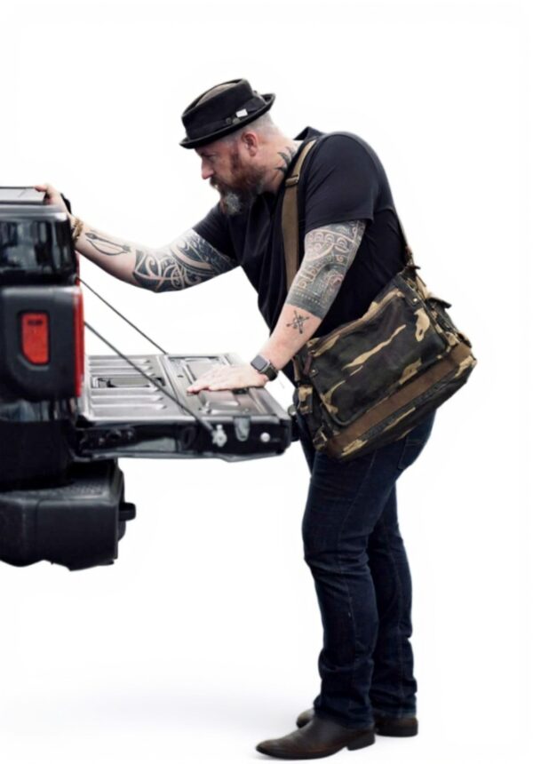 Sac bandoulière Gootium toile durable homme unisexe capacité