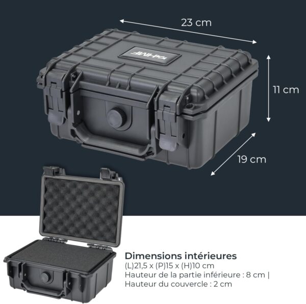 Housses appareil photo HMF mallette rigide étanche IP67-4
