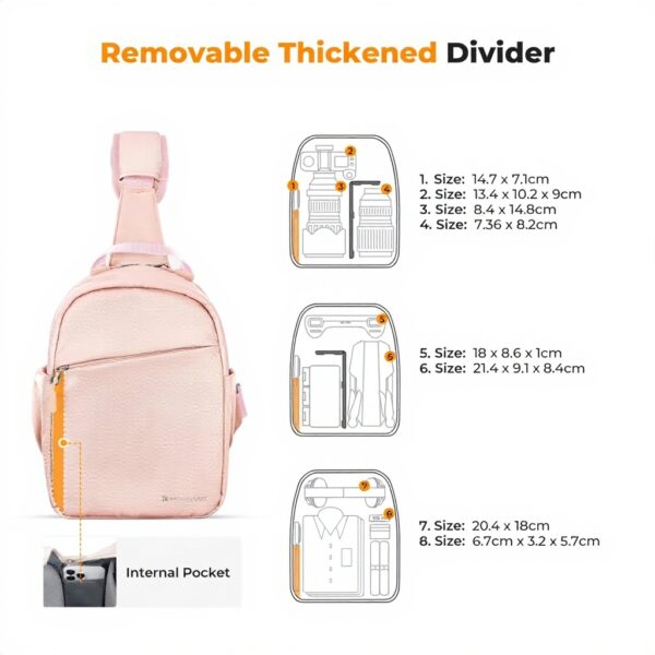 Sac à dos appareil photo KampF CONCEPT imperméable bandoulière