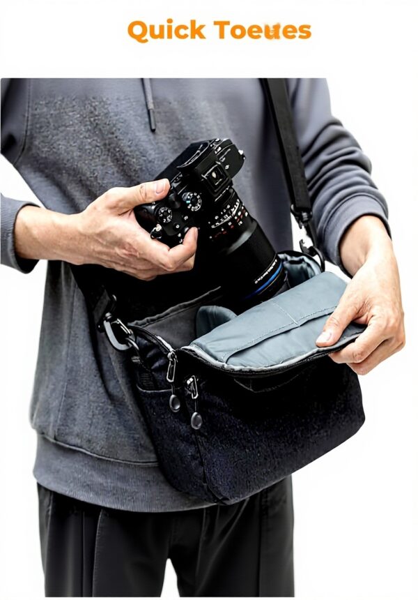 Sac à dos appareil photo KampF CONCEPT bandoulière protection