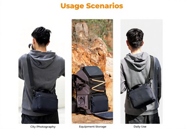 Sac à dos appareil photo KampF CONCEPT bandoulière protection