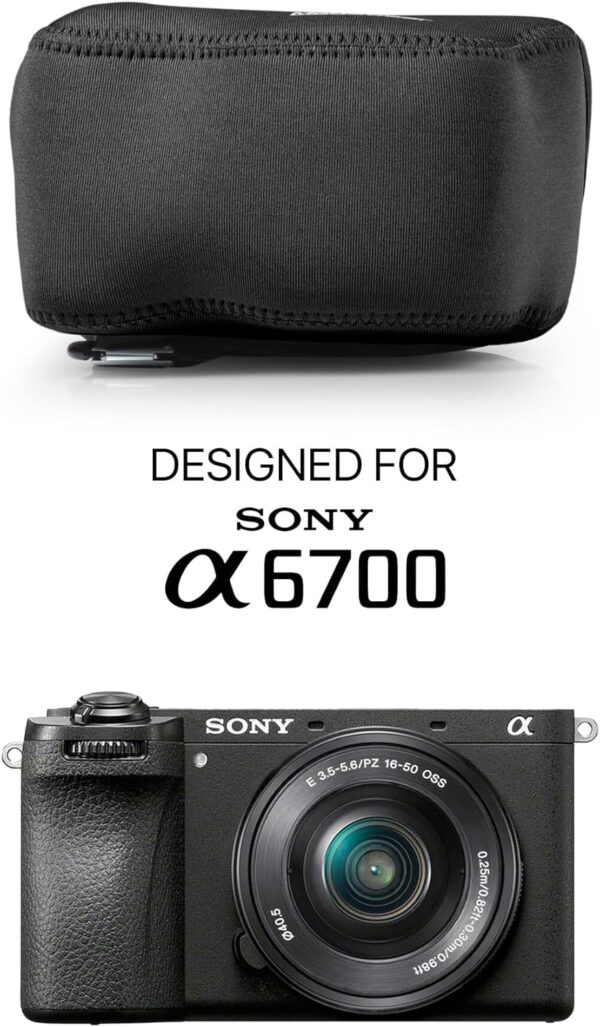 Housse néoprène Sony Alpha a6700 MegaGear protection voyage-2