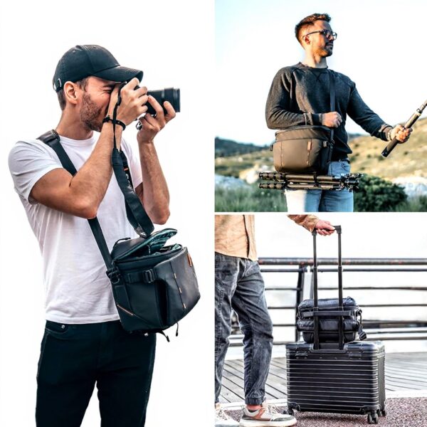 Sac bandoulière photo PGYTECH étanche 7L-9L pour reflex DJI