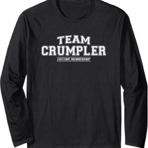T-shirt Team Crumpler Manche Longue Cadeau Familial Noir-0