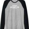 T-shirt Crumpler Manche Raglan Cadeau Familial Noir Bleu-0