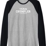T-shirt Crumpler Manche Raglan Cadeau Familial Noir Bleu-0