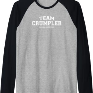 T-shirt Crumpler Manche Raglan Cadeau Familial Noir Bleu-0