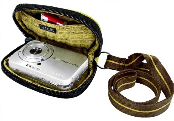 Etui appareil photo Crumpler C.C.55 Chestnut Citron compact