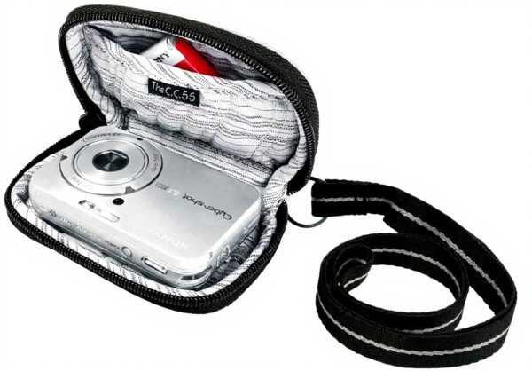 Crumpler C.C.55 Etui Appareil Photo Noir Argent Compact