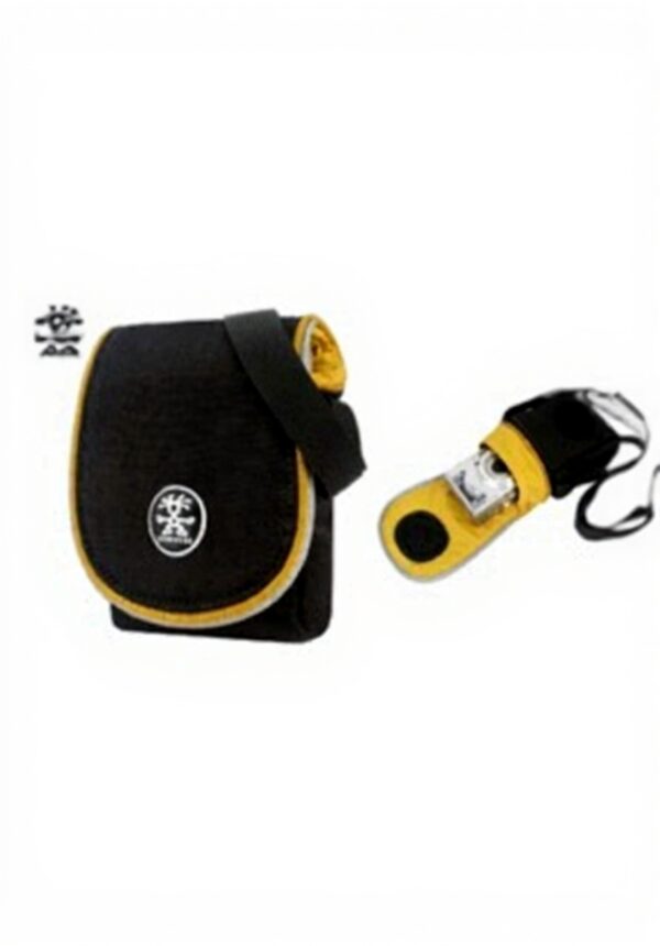 Housse appareil photo Crumpler Top Muffins 55 Noir Moutarde