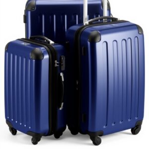 Valise rigide HAUPTSTADTKOFFER Alex Set 3 Bleu polycarbonate