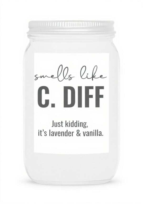 Bougie parfumée lavande vanille cadeau infirmière YouNique